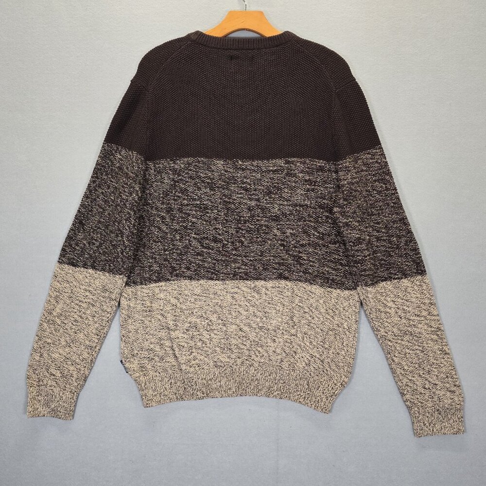 Ben Sherman Men's Sweater Crewneck Coffee House Brown Size Large - Picture 4 of 13